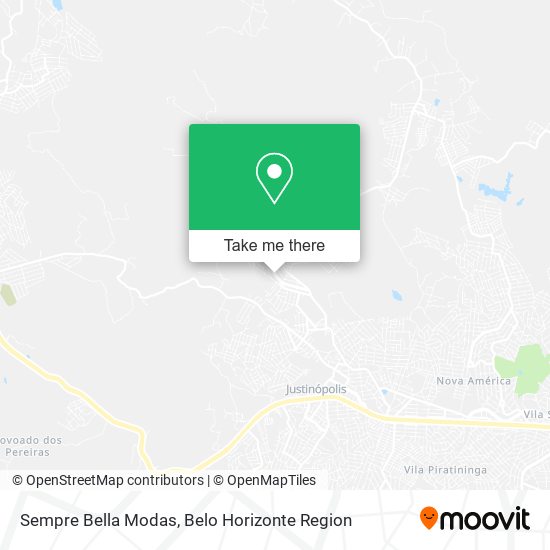 Sempre Bella Modas map