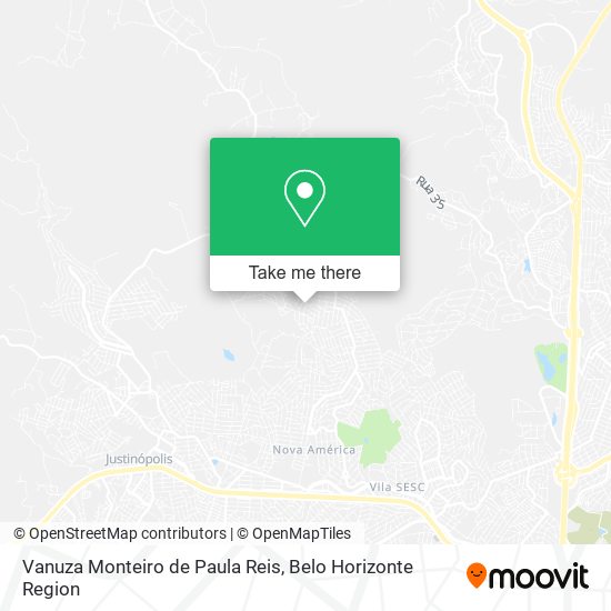 Vanuza Monteiro de Paula Reis map