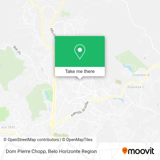 Dom Pierre Chopp map