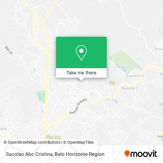 Sacolao Abc Cristina map