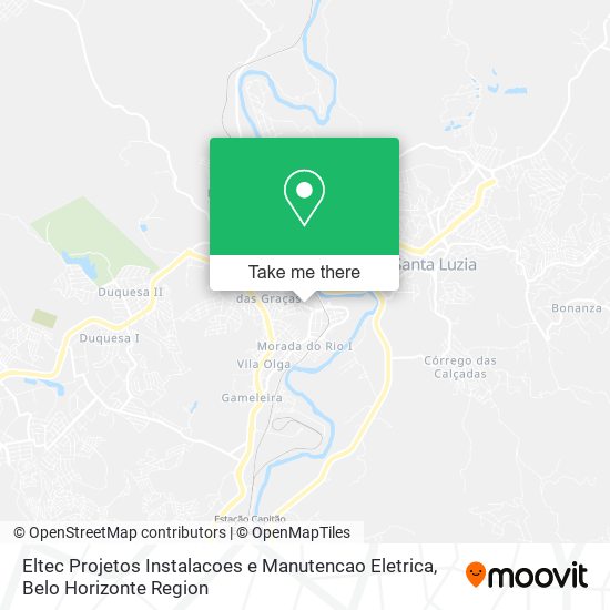 Eltec Projetos Instalacoes e Manutencao Eletrica map