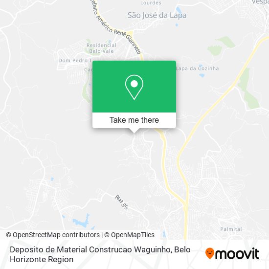 Deposito de Material Construcao Waguinho map