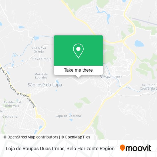 Loja de Roupas Duas Irmas map