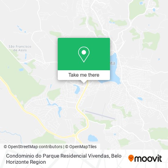 Mapa Condominio do Parque Residencial Vivendas