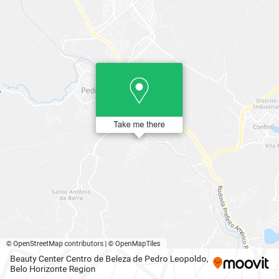 Beauty Center Centro de Beleza de Pedro Leopoldo map