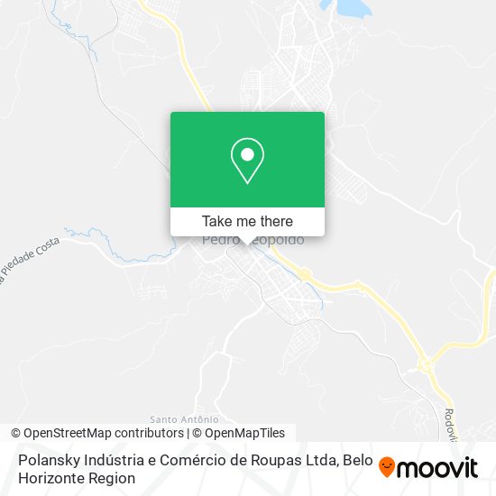 Polansky Indústria e Comércio de Roupas Ltda map