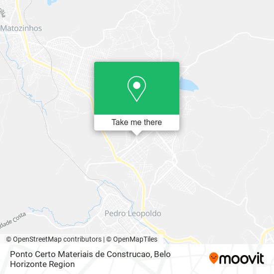 Mapa Ponto Certo Materiais de Construcao