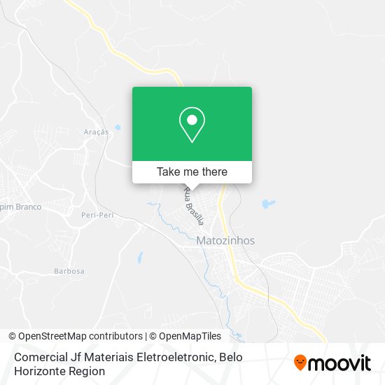 Comercial Jf Materiais Eletroeletronic map