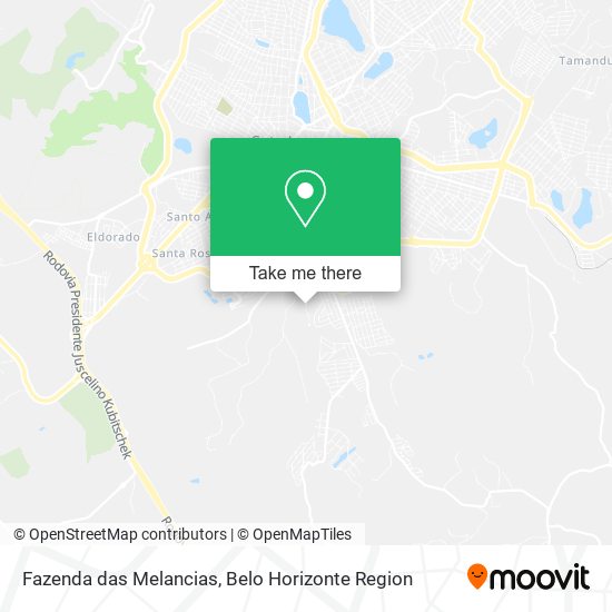 Fazenda das Melancias map