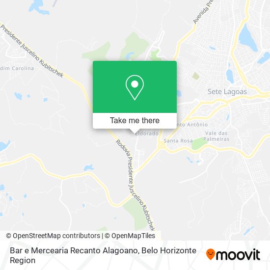 Bar e Mercearia Recanto Alagoano map