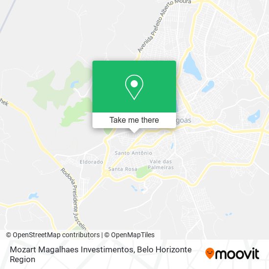 Mozart Magalhaes Investimentos map