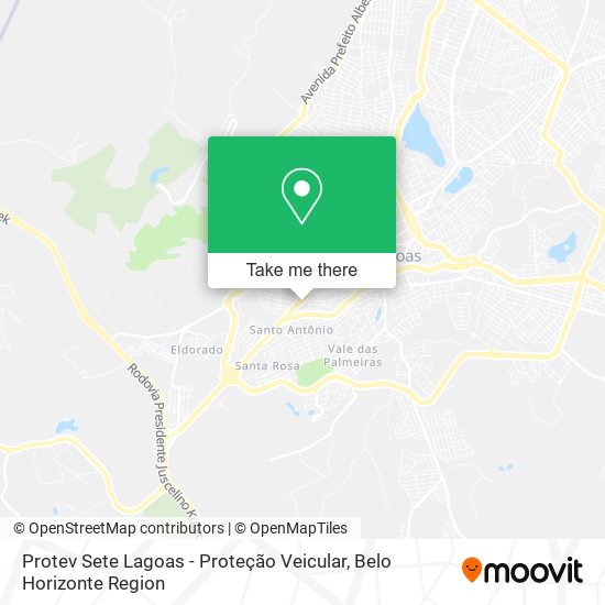 Protev Sete Lagoas - Proteção Veicular map