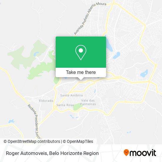 Roger Automoveis map