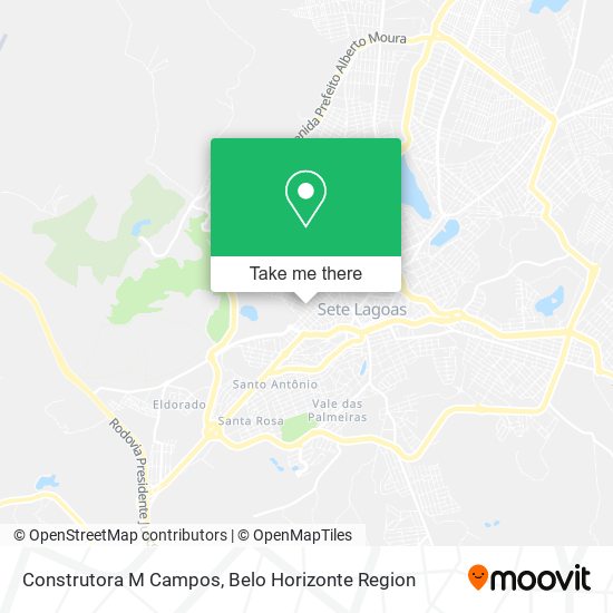 Construtora M Campos map
