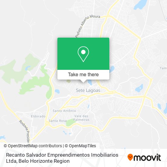 Recanto Salvador Empreendimentos Imobiliarios Ltda map