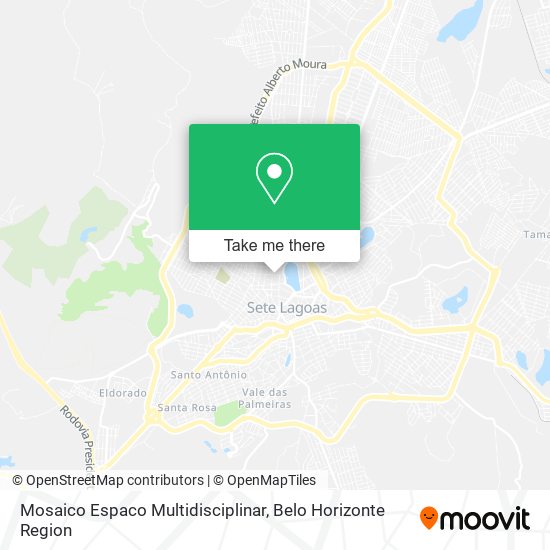 Mosaico Espaco Multidisciplinar map