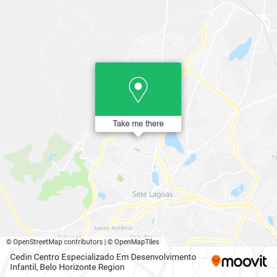 Cedin Centro Especializado Em Desenvolvimento Infantil map