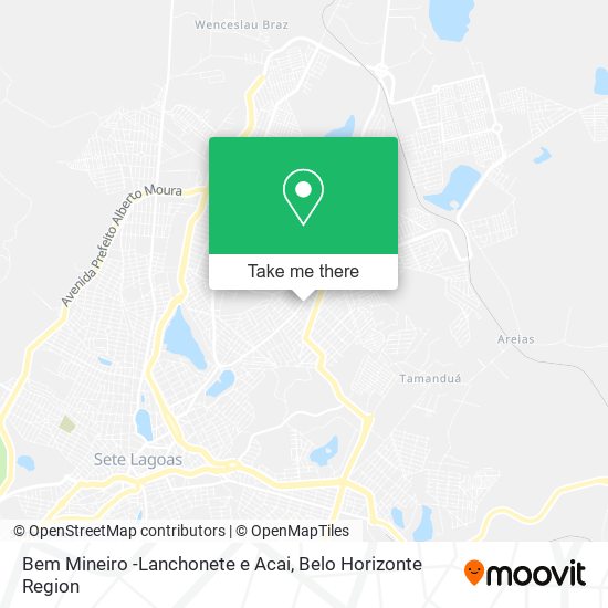 Bem Mineiro -Lanchonete e Acai map
