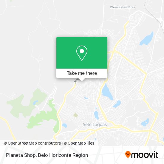 Planeta Shop map