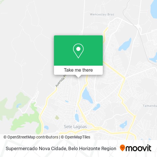 Supermercado Nova Cidade map