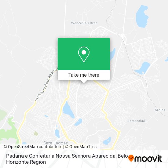 Padaria e Confeitaria Nossa Senhora Aparecida map