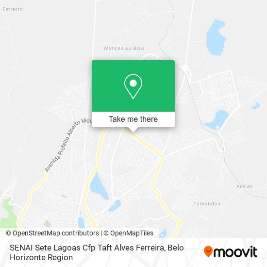 SENAI Sete Lagoas Cfp Taft Alves Ferreira map