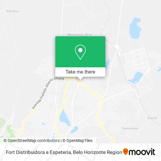 Fort Distribuidora e Espeteria map