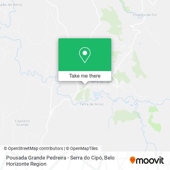 Pousada Grande Pedreira - Serra do Cipó map