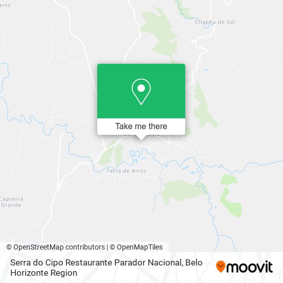 Serra do Cipo Restaurante Parador Nacional map