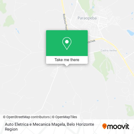 Auto Eletrica e Mecanica Magela map