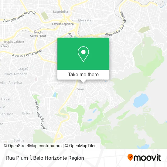 Rua Pium-Í map