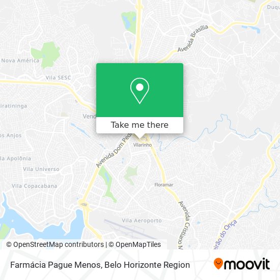 Farmácia Pague Menos map