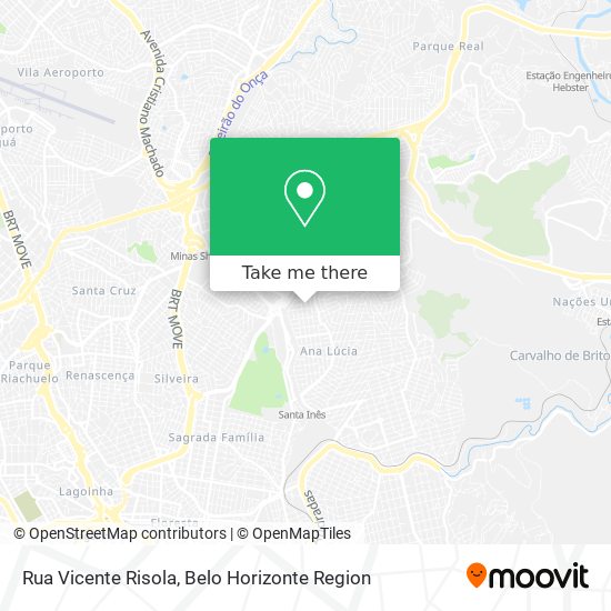 Mapa Rua Vicente Risola
