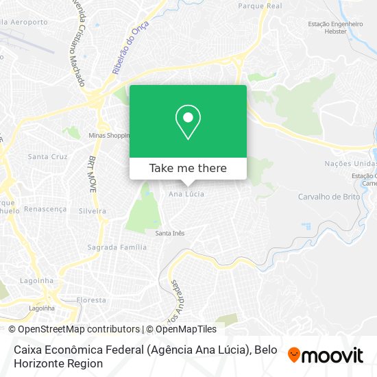 Caixa Econômica Federal (Agência Ana Lúcia) map