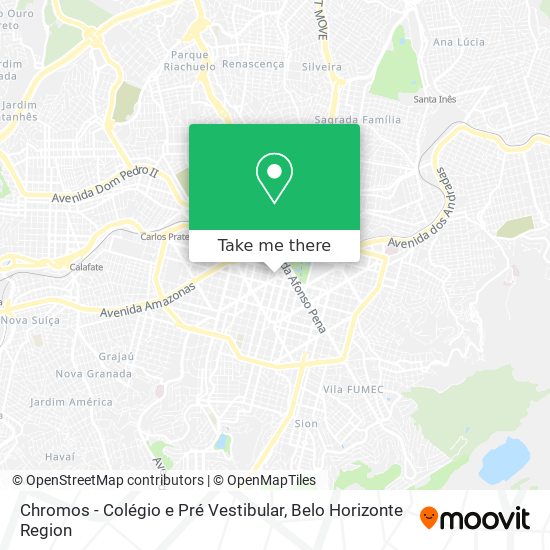 Chromos - Colégio e Pré Vestibular map