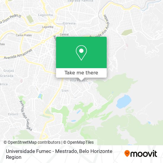Universidade Fumec - Mestrado map