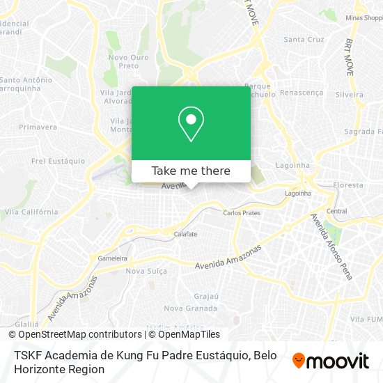 TSKF Academia de Kung Fu Padre Eustáquio map