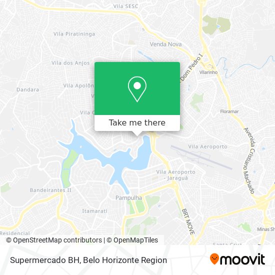 Supermercado BH map