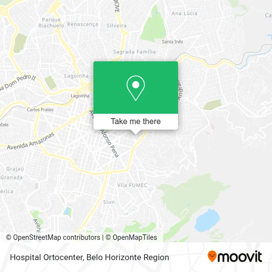 Hospital Ortocenter map