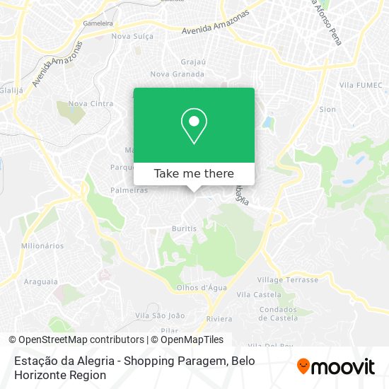 Mapa Estação da Alegria - Shopping Paragem