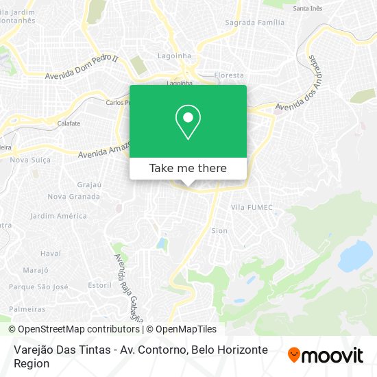 Varejão Das Tintas - Av. Contorno map