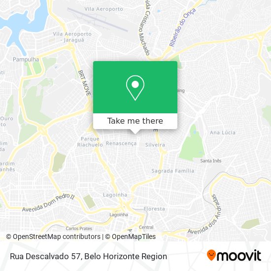 Mapa Rua Descalvado 57