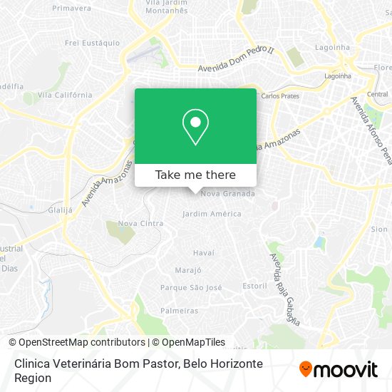Clinica Veterinária Bom Pastor map