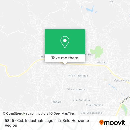 5845 - Cid. Industrial/ Lagoinha map