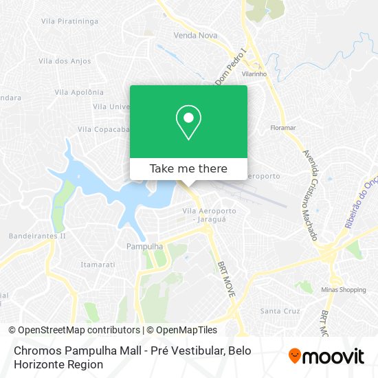 Mapa Chromos Pampulha Mall - Pré Vestibular