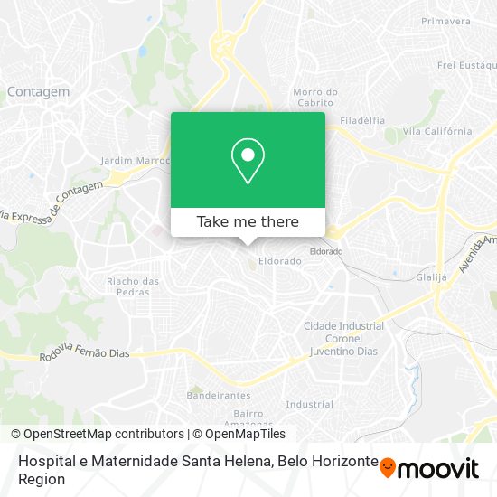 Hospital e Maternidade Santa Helena map