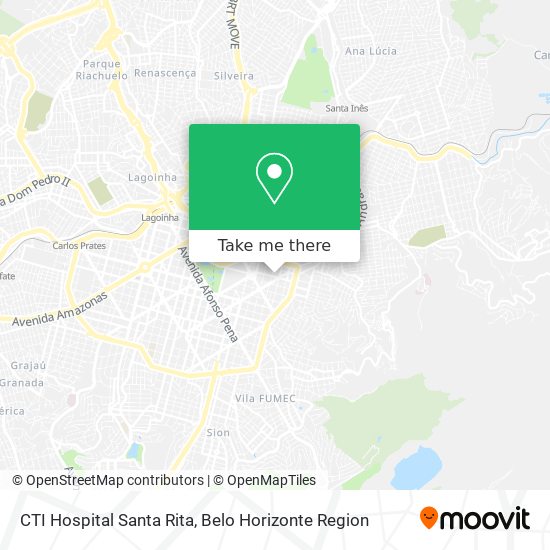 CTI Hospital Santa Rita map