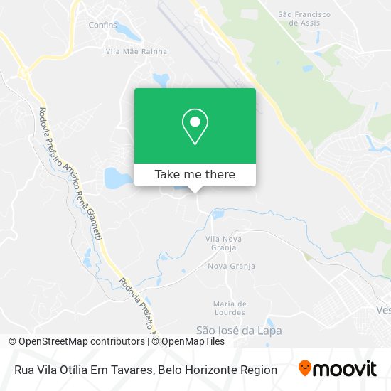 Rua Vila Otília Em Tavares map
