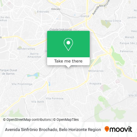 Avenida Sinfrônio Brochado map