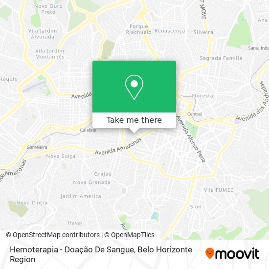 Hemoterapia - Doação De Sangue map